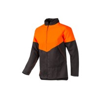 Švarkas miškininko Sioen Basepro, oranžinis-pilkas