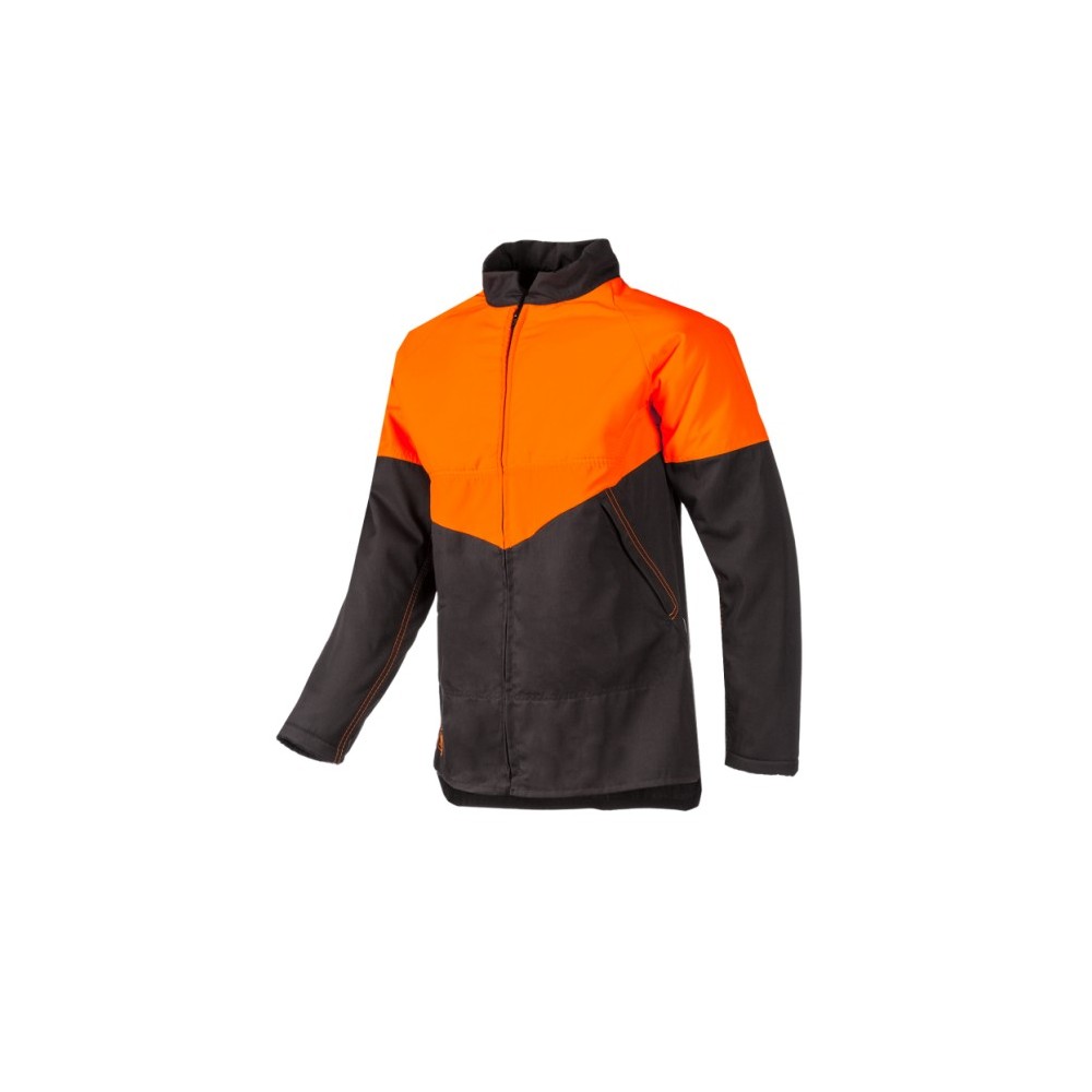 Švarkas miškininko Sioen Basepro, oranžinis-pilkas